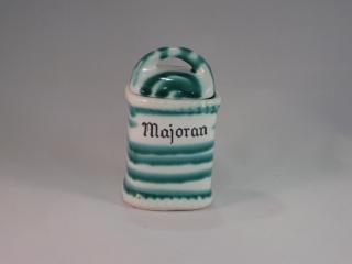 Gmundner Keramik-Dose/Gewrz eckig  Majoran